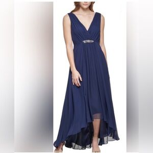 Eliza J Deep Blue High Low Dress